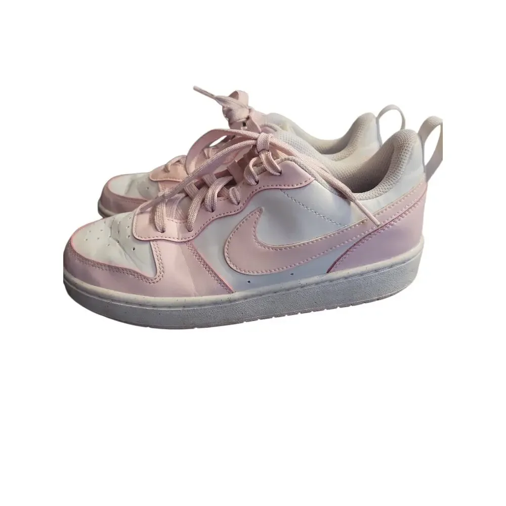 Nike Court Borough Low Recraft GS White Pink / DV5456 105 / Youth 6, Women's 7.5
